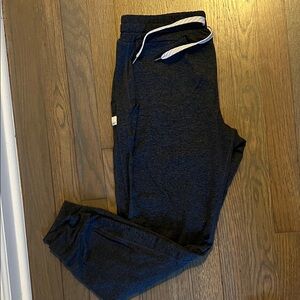 Vuori charcoal grey performance joggers